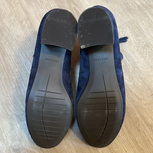 EUC Cole Haan Blue Suede Booties - Picture 3 of 5